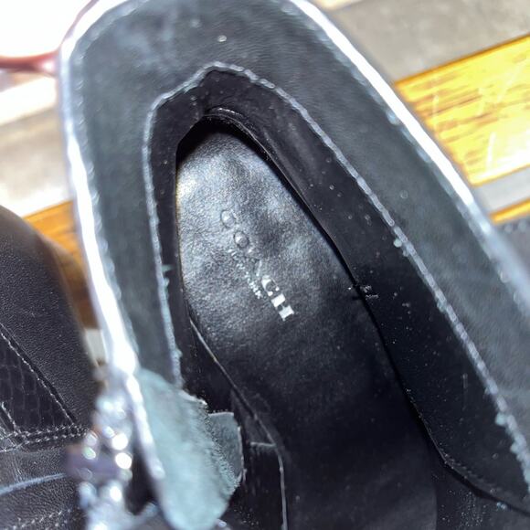 Coach Black Ankle Booties with Sleek Design - Picture 5 of 7